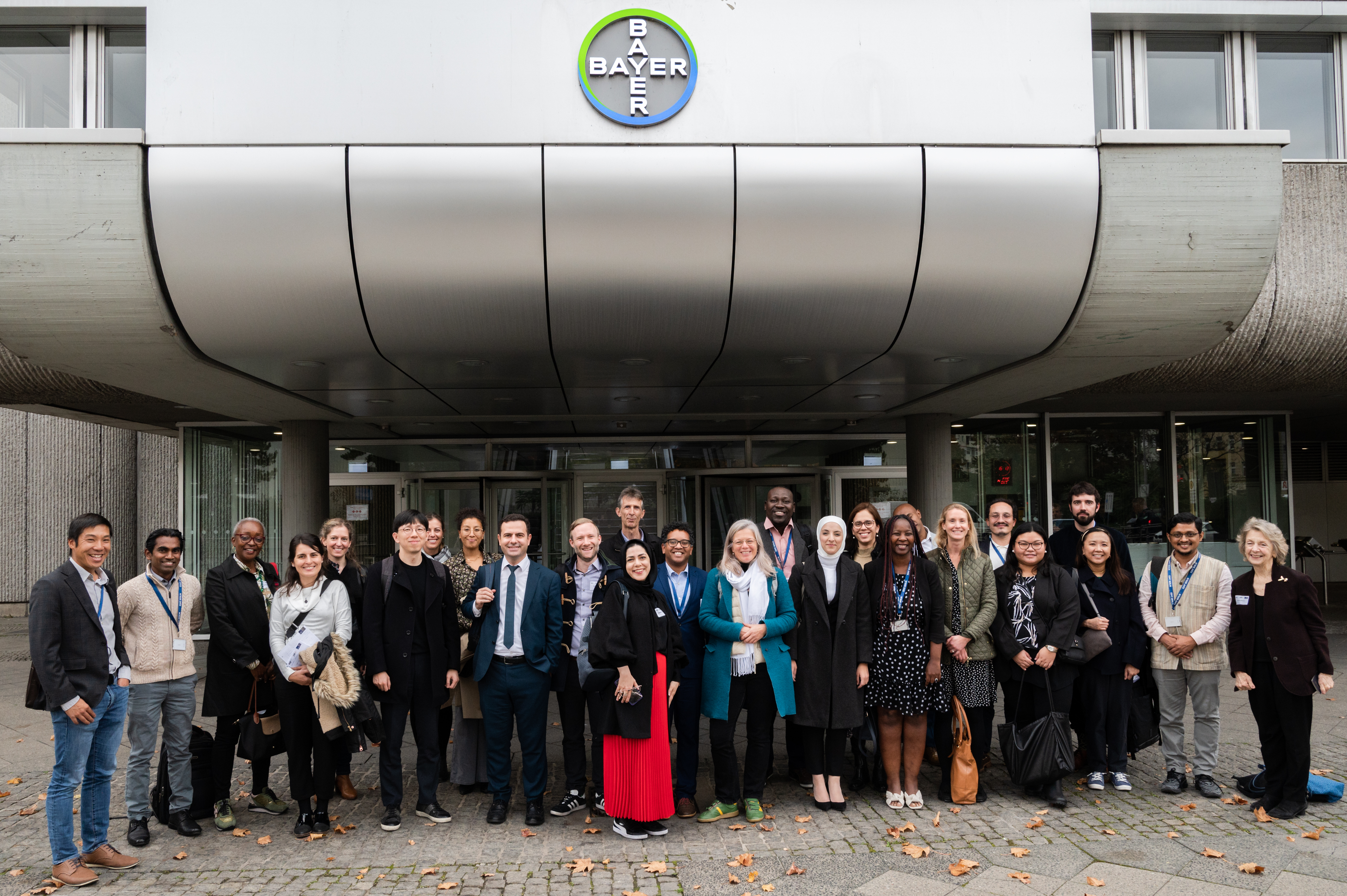 The 2022 YPL cohort in front of the Bayer Foundation (photo: G. Ortolani/IAP)