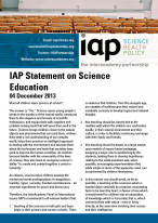 IAP Statement on Science Education Cover